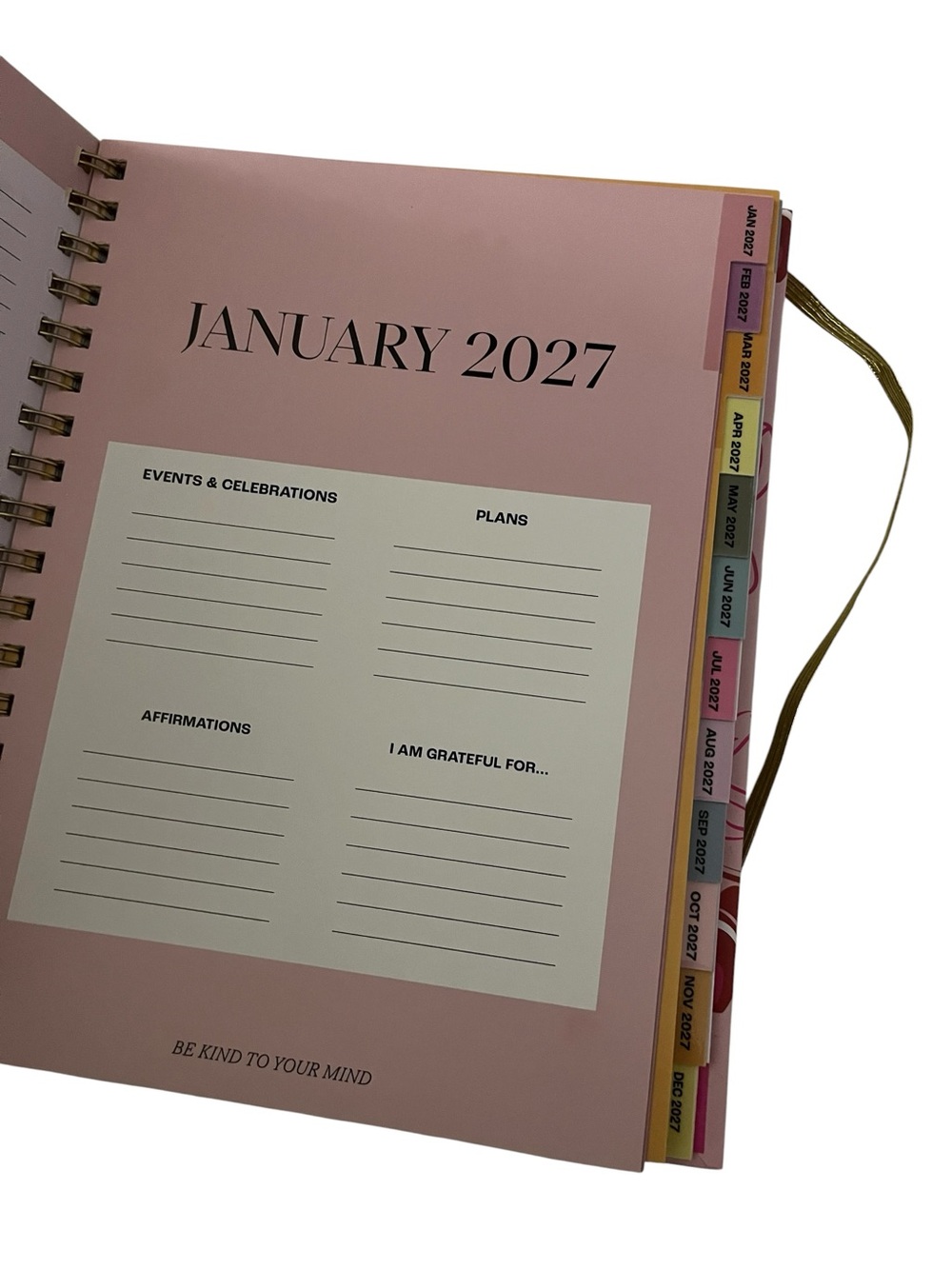 Betsey Johnson Spiral 18-Month Planner (July 2026-Dec 2027) - Picture 9 of 9